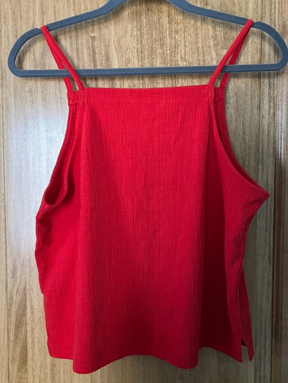 Madewell | Apron Tank Top | Large, red - Picture 6 of 9